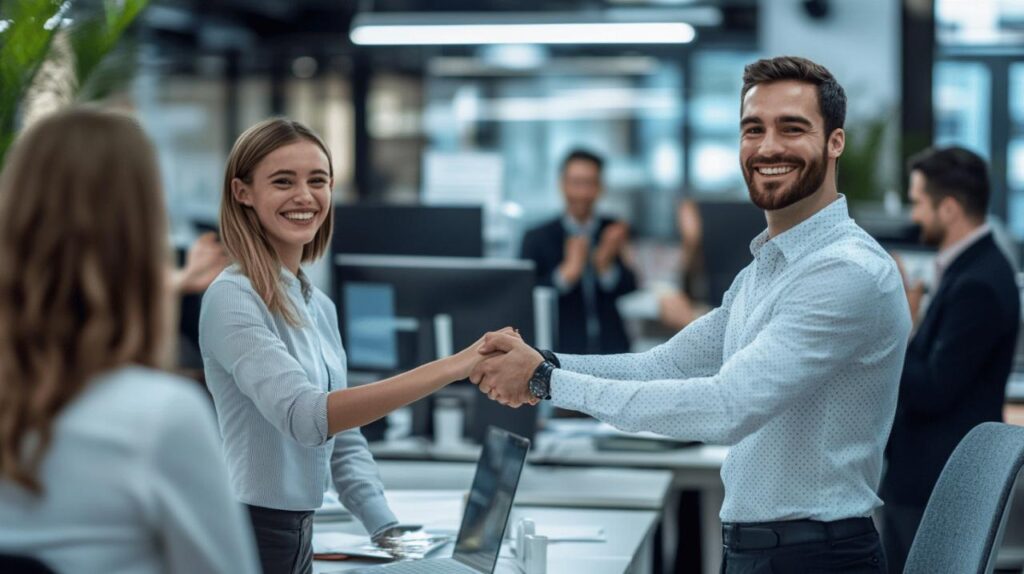 De l’auto-entreprise au CDI : comment féliciter un entrepreneur qui change de voie ?